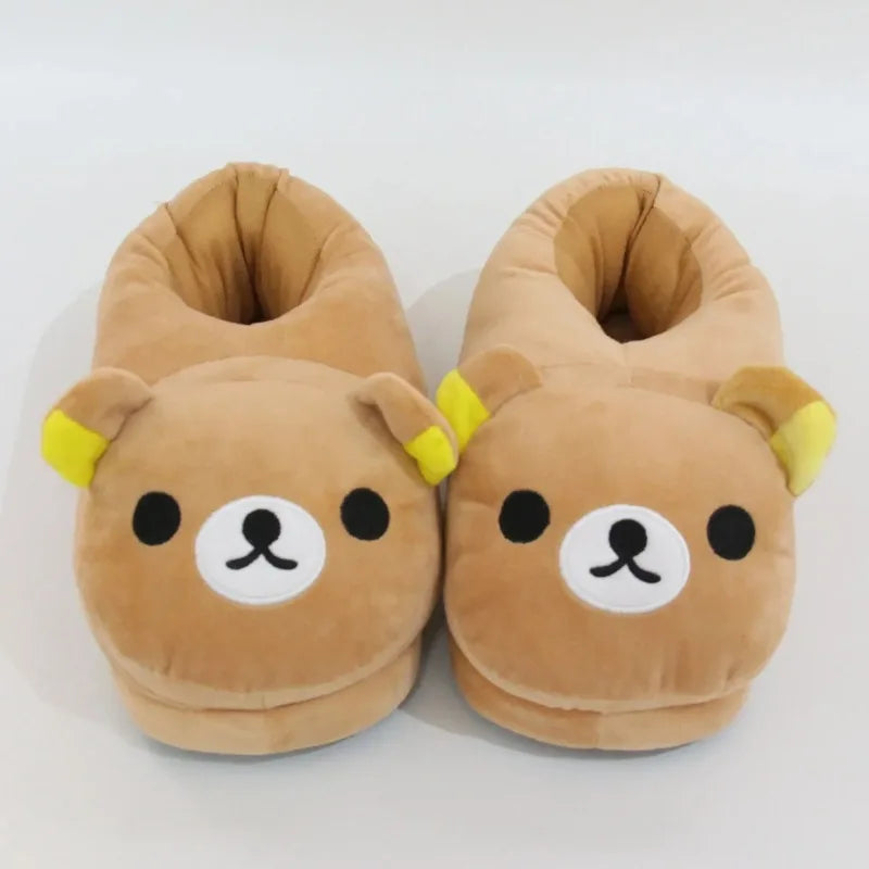 Bear Cotton House Slippers