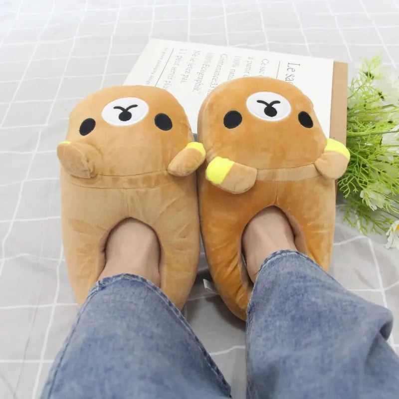 Bear Cotton House Slippers